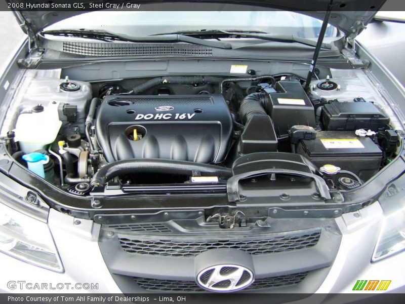 Steel Gray / Gray 2008 Hyundai Sonata GLS