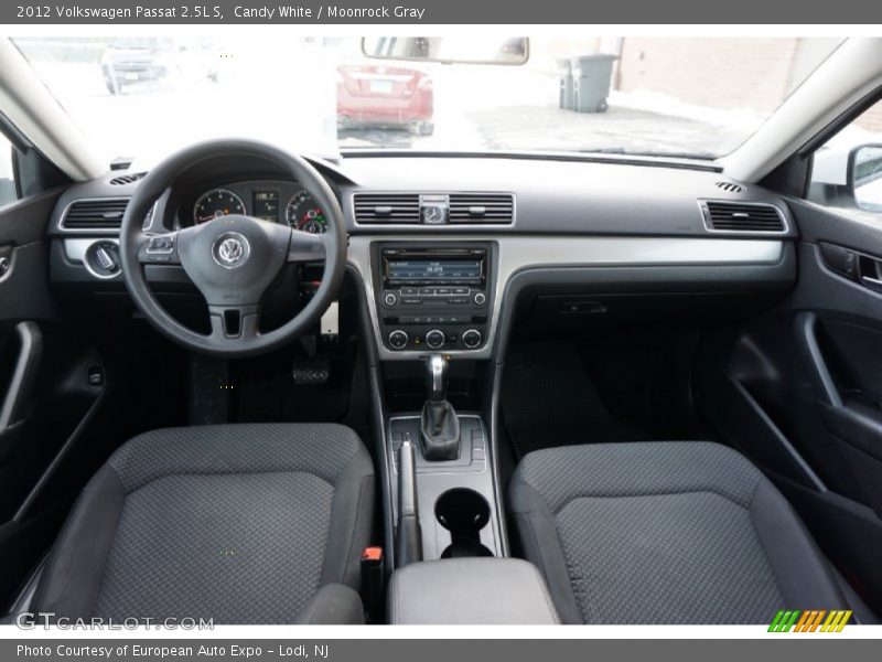 Candy White / Moonrock Gray 2012 Volkswagen Passat 2.5L S