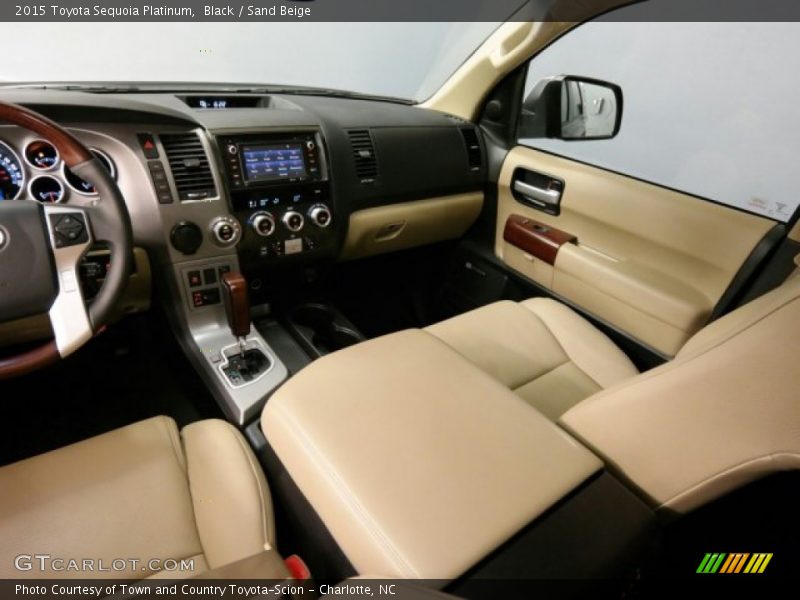 Black / Sand Beige 2015 Toyota Sequoia Platinum