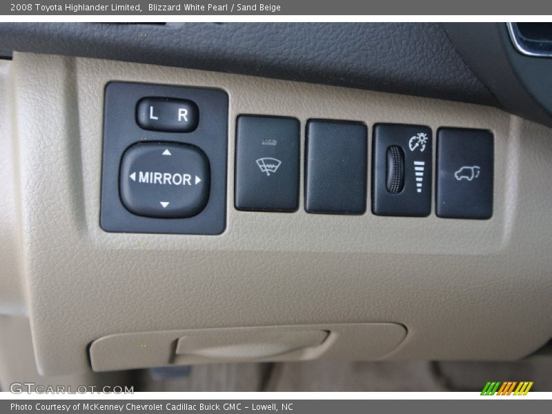 Blizzard White Pearl / Sand Beige 2008 Toyota Highlander Limited