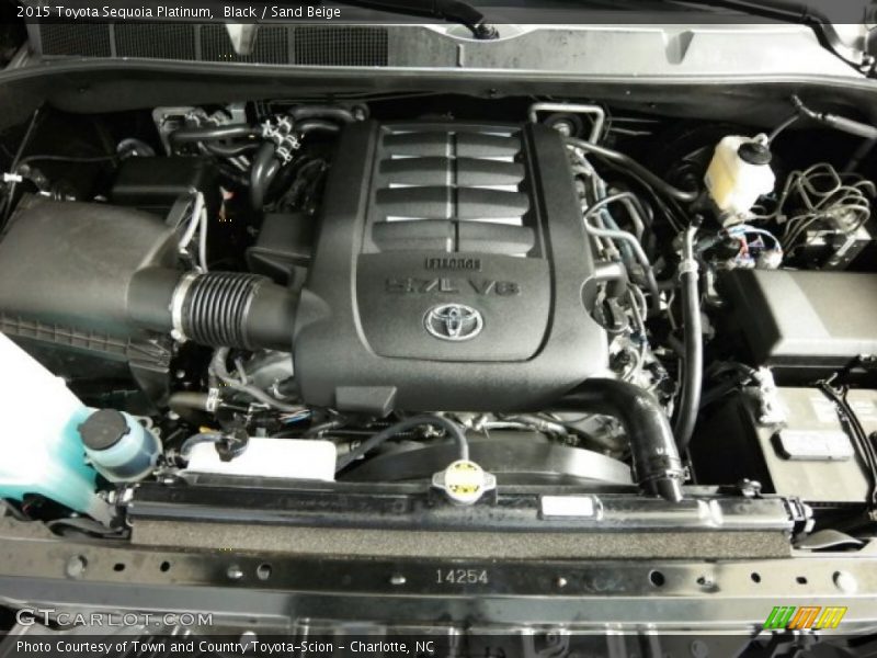 Black / Sand Beige 2015 Toyota Sequoia Platinum