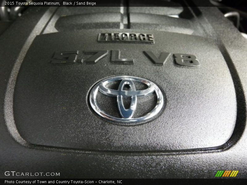Black / Sand Beige 2015 Toyota Sequoia Platinum