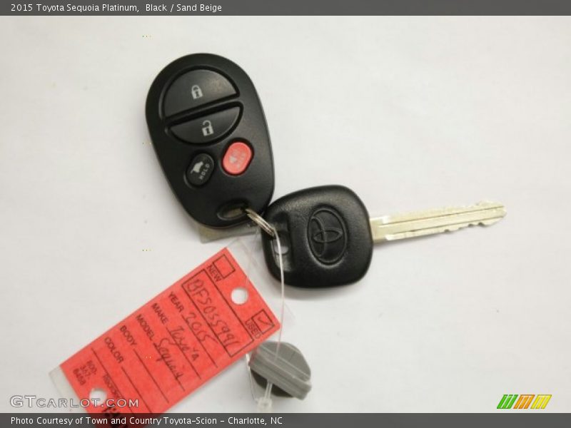 Black / Sand Beige 2015 Toyota Sequoia Platinum