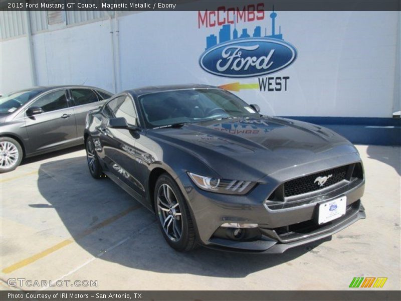 Magnetic Metallic / Ebony 2015 Ford Mustang GT Coupe