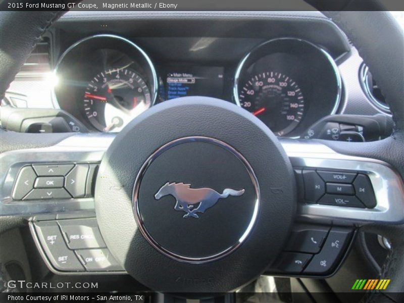 Magnetic Metallic / Ebony 2015 Ford Mustang GT Coupe