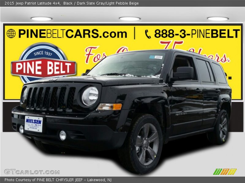 Black / Dark Slate Gray/Light Pebble Beige 2015 Jeep Patriot Latitude 4x4