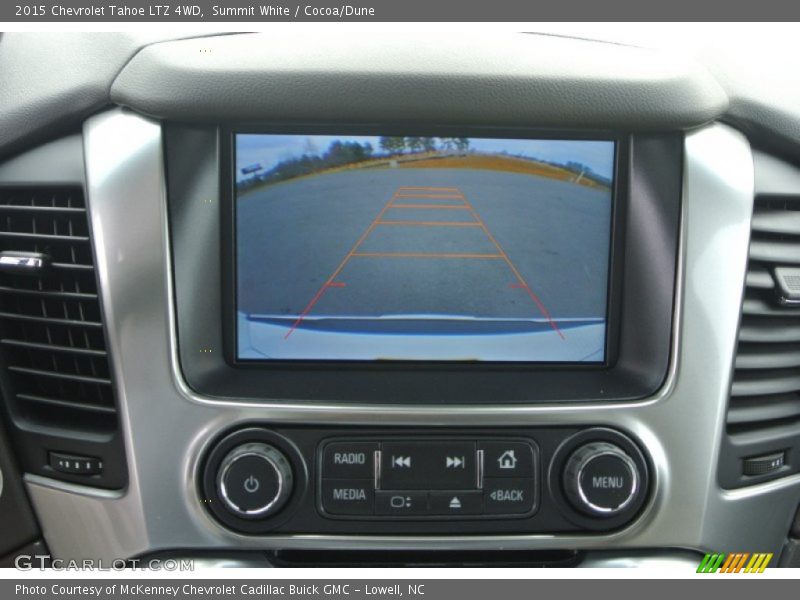 Summit White / Cocoa/Dune 2015 Chevrolet Tahoe LTZ 4WD