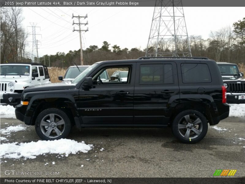 Black / Dark Slate Gray/Light Pebble Beige 2015 Jeep Patriot Latitude 4x4