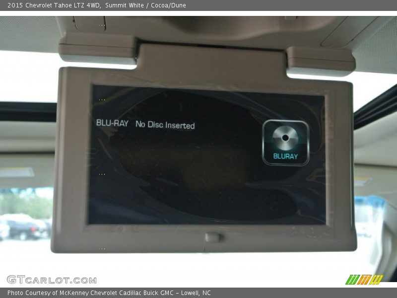 Summit White / Cocoa/Dune 2015 Chevrolet Tahoe LTZ 4WD