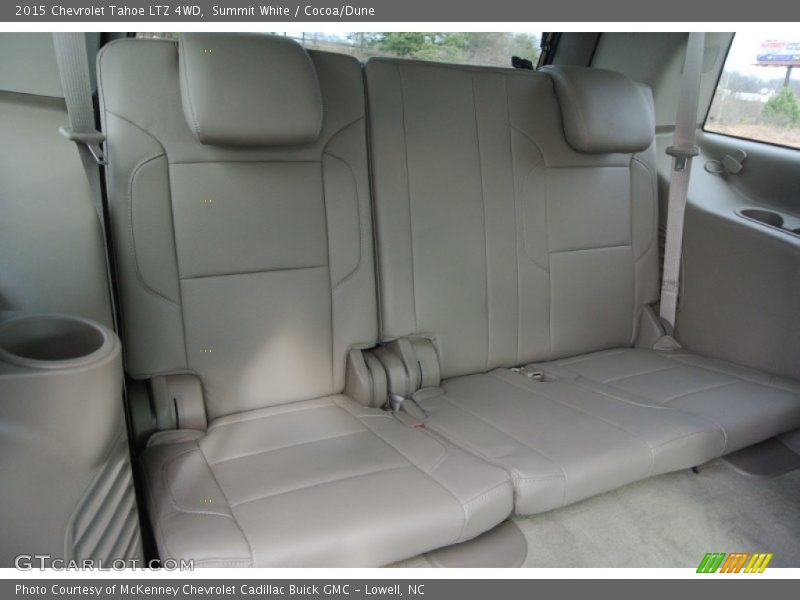 Summit White / Cocoa/Dune 2015 Chevrolet Tahoe LTZ 4WD