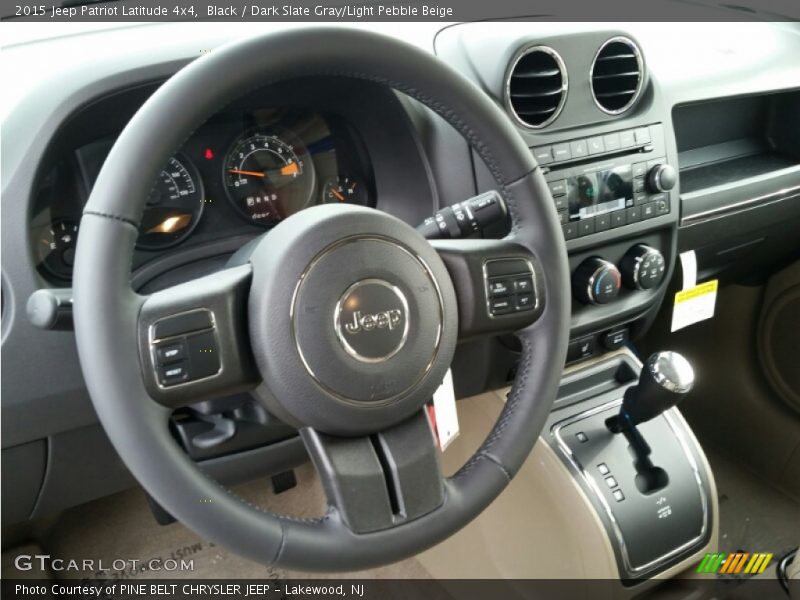 Black / Dark Slate Gray/Light Pebble Beige 2015 Jeep Patriot Latitude 4x4