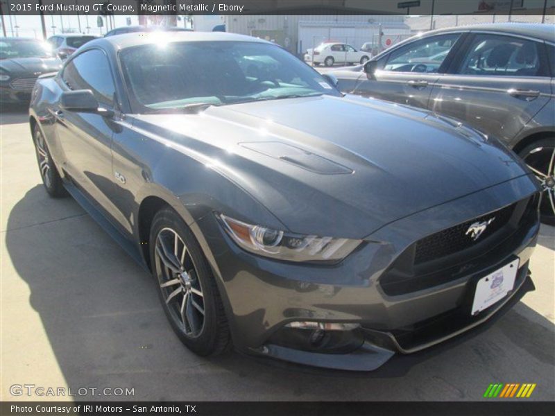 Magnetic Metallic / Ebony 2015 Ford Mustang GT Coupe