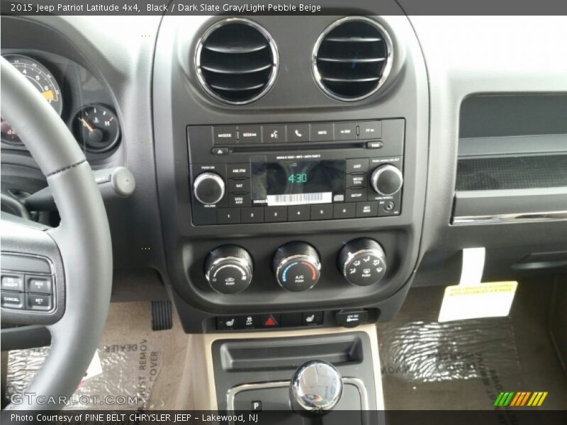 Black / Dark Slate Gray/Light Pebble Beige 2015 Jeep Patriot Latitude 4x4