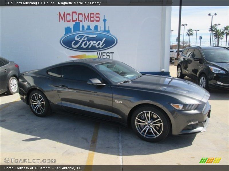 Magnetic Metallic / Ebony 2015 Ford Mustang GT Coupe
