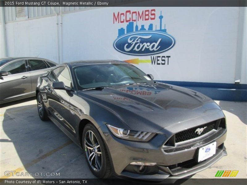 Magnetic Metallic / Ebony 2015 Ford Mustang GT Coupe