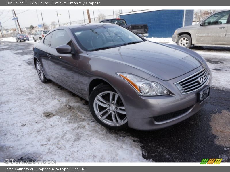 Platinum Graphite / Graphite 2009 Infiniti G 37 x Coupe