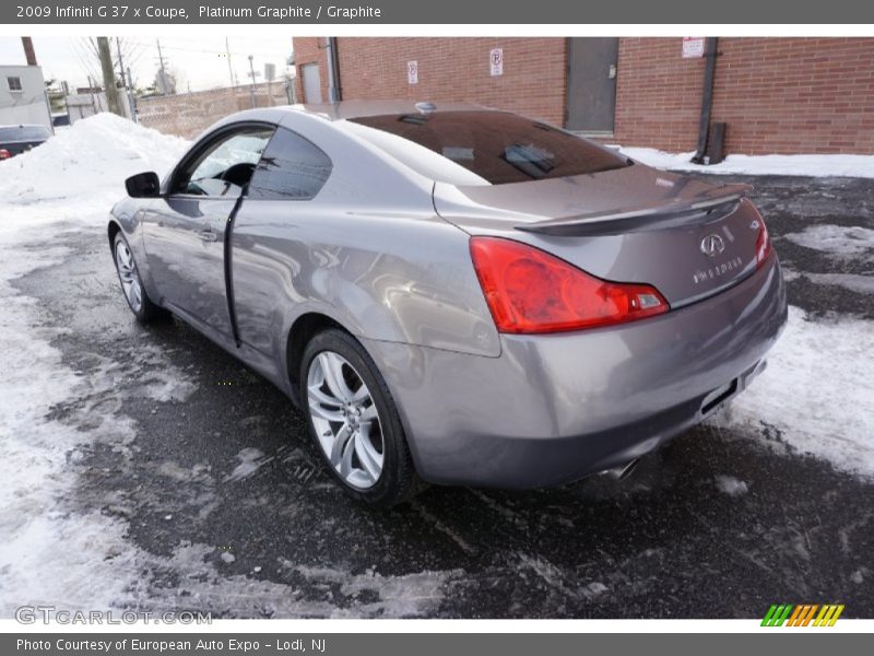 Platinum Graphite / Graphite 2009 Infiniti G 37 x Coupe