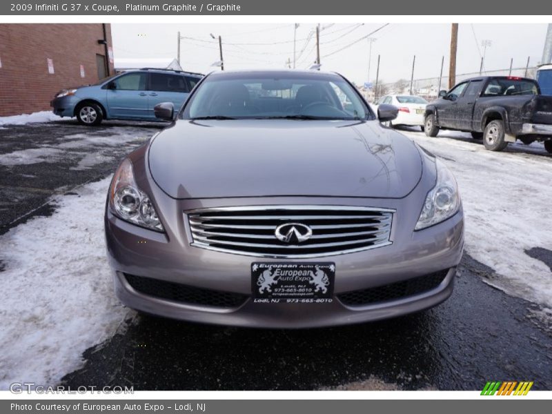 Platinum Graphite / Graphite 2009 Infiniti G 37 x Coupe