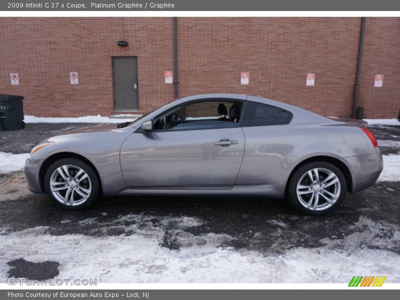 Platinum Graphite / Graphite 2009 Infiniti G 37 x Coupe