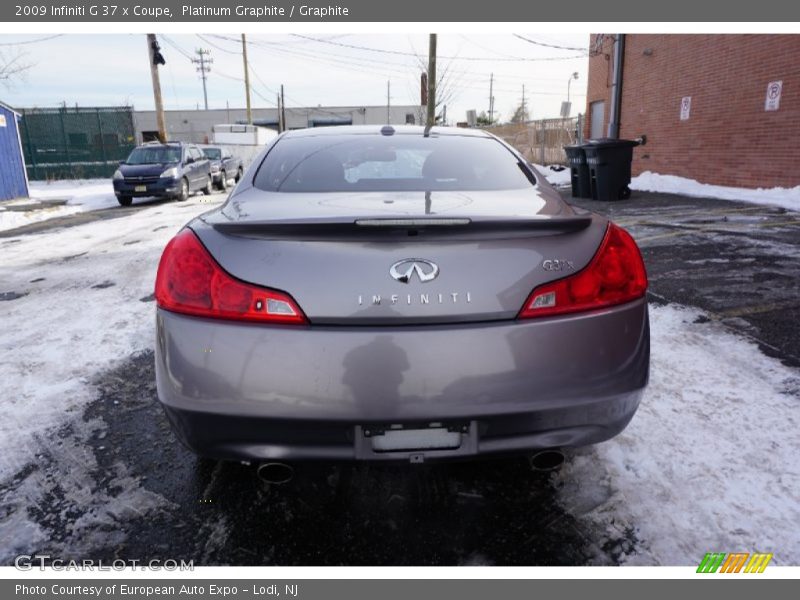 Platinum Graphite / Graphite 2009 Infiniti G 37 x Coupe