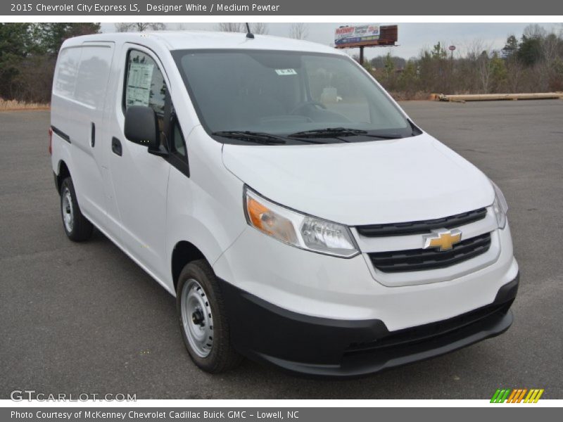 Designer White / Medium Pewter 2015 Chevrolet City Express LS