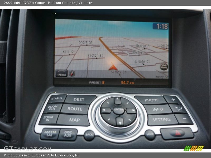 Platinum Graphite / Graphite 2009 Infiniti G 37 x Coupe