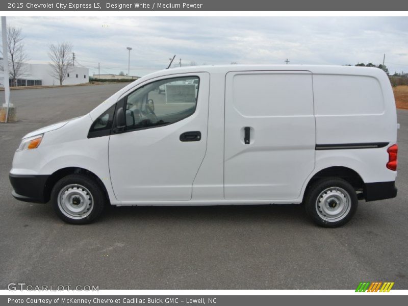 Designer White / Medium Pewter 2015 Chevrolet City Express LS