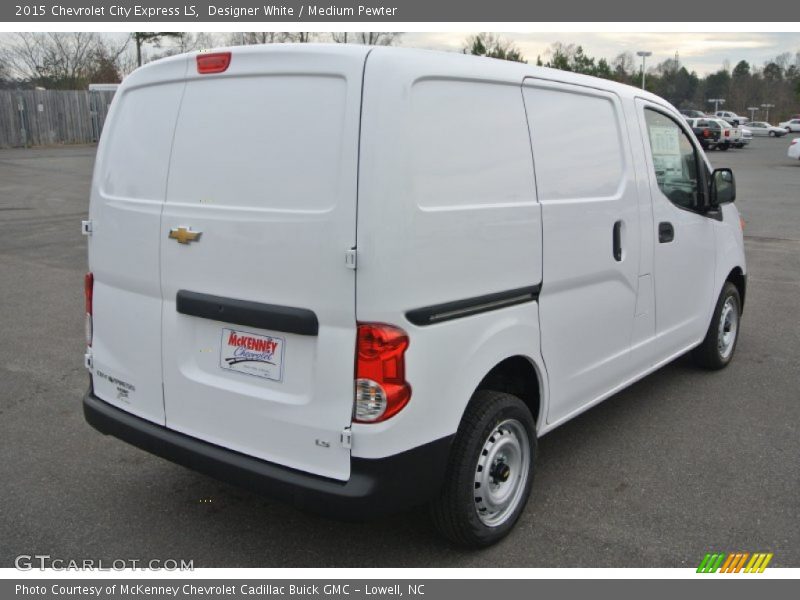 Designer White / Medium Pewter 2015 Chevrolet City Express LS