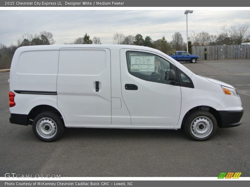 Designer White / Medium Pewter 2015 Chevrolet City Express LS