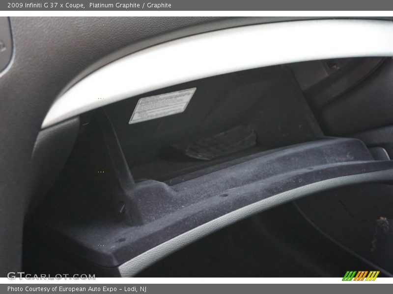 Platinum Graphite / Graphite 2009 Infiniti G 37 x Coupe