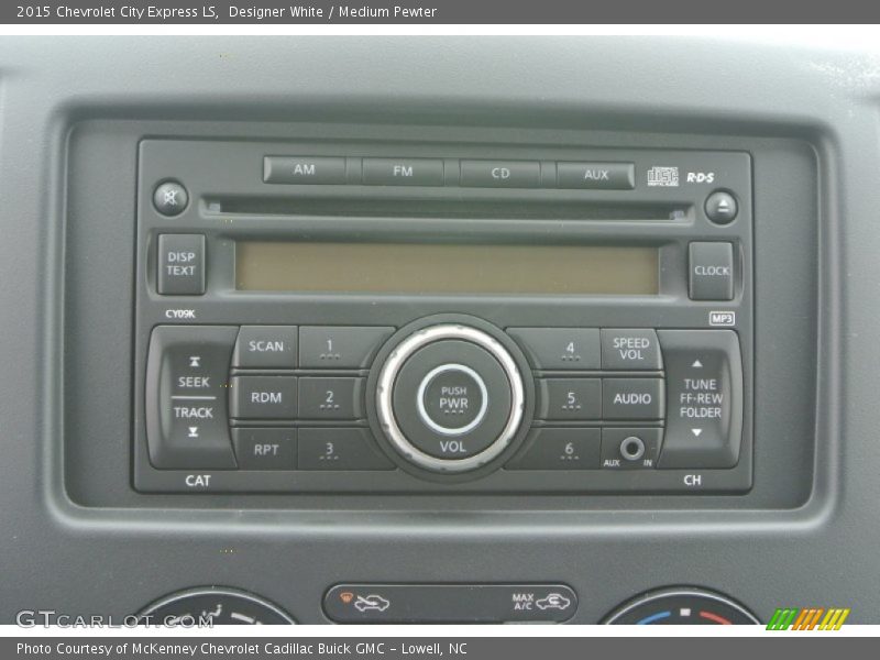 Designer White / Medium Pewter 2015 Chevrolet City Express LS