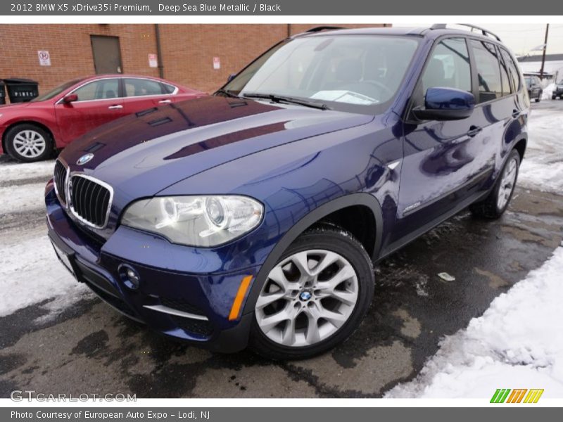 Deep Sea Blue Metallic / Black 2012 BMW X5 xDrive35i Premium