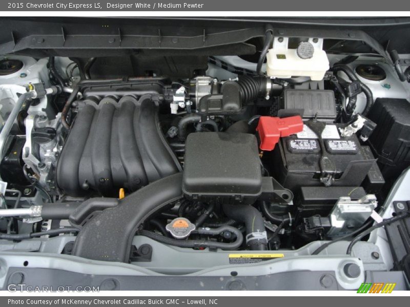 Designer White / Medium Pewter 2015 Chevrolet City Express LS