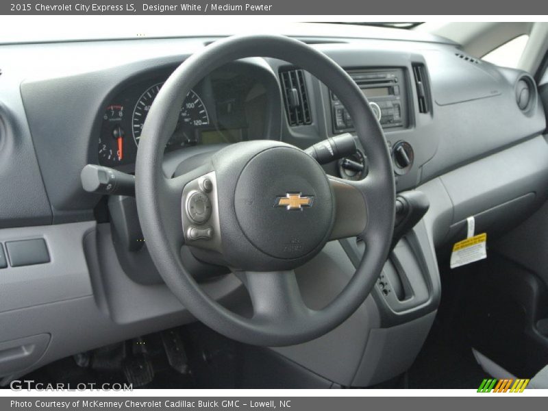 Designer White / Medium Pewter 2015 Chevrolet City Express LS