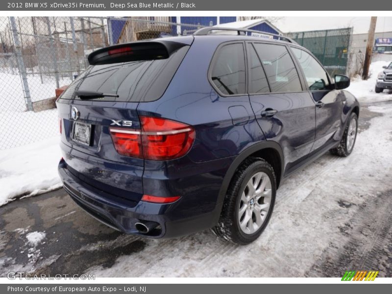 Deep Sea Blue Metallic / Black 2012 BMW X5 xDrive35i Premium