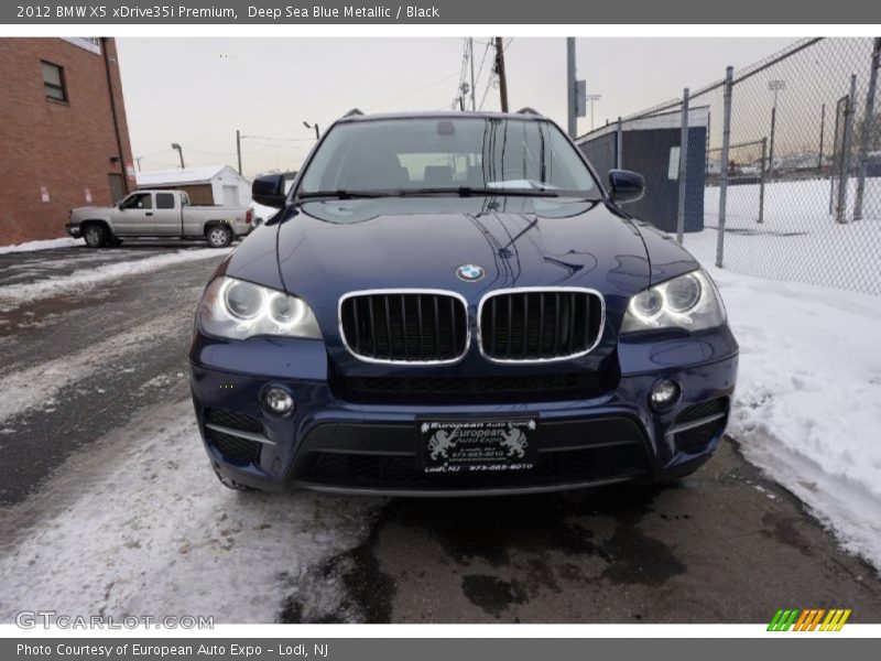 Deep Sea Blue Metallic / Black 2012 BMW X5 xDrive35i Premium