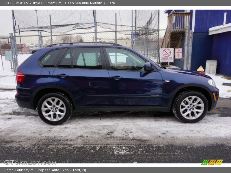 Deep Sea Blue Metallic / Black 2012 BMW X5 xDrive35i Premium