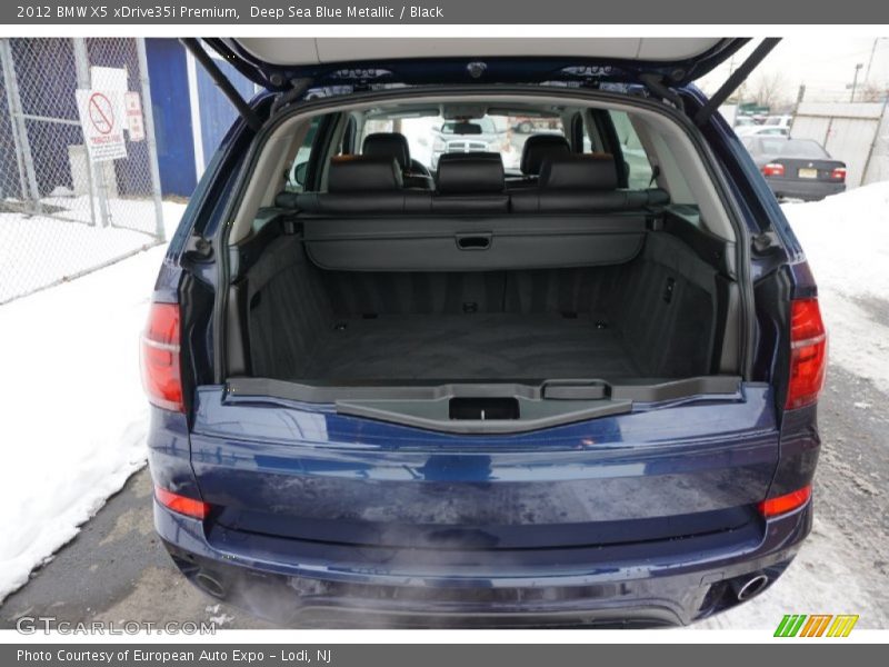 Deep Sea Blue Metallic / Black 2012 BMW X5 xDrive35i Premium