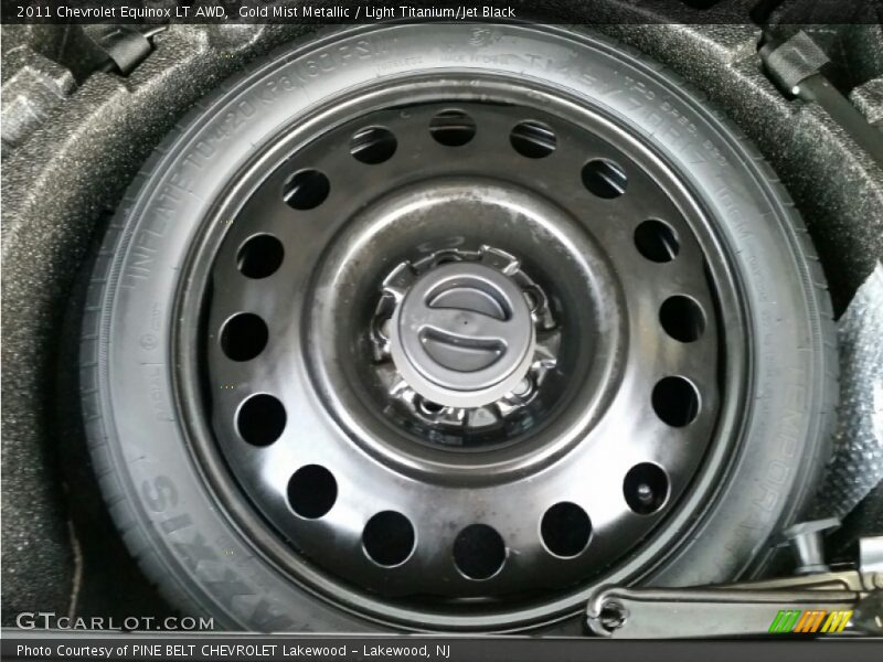 Gold Mist Metallic / Light Titanium/Jet Black 2011 Chevrolet Equinox LT AWD