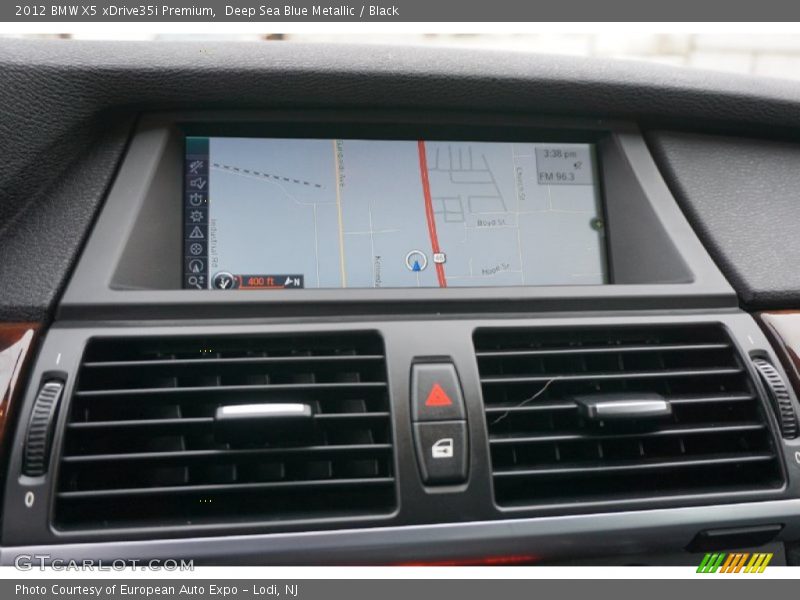 Deep Sea Blue Metallic / Black 2012 BMW X5 xDrive35i Premium