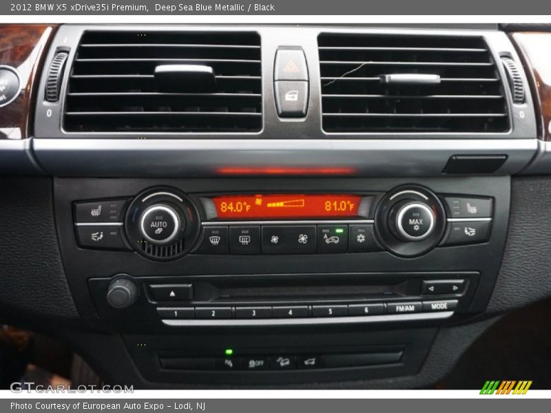Deep Sea Blue Metallic / Black 2012 BMW X5 xDrive35i Premium