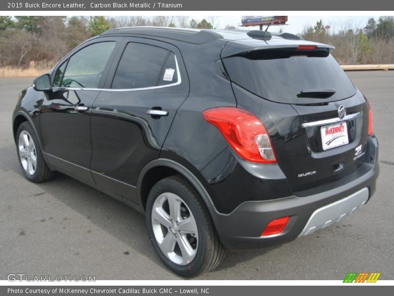 Carbon Black Metallic / Titanium 2015 Buick Encore Leather