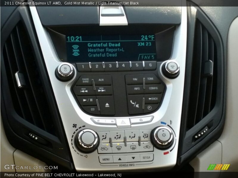 Gold Mist Metallic / Light Titanium/Jet Black 2011 Chevrolet Equinox LT AWD