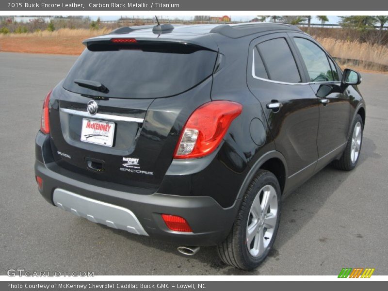 Carbon Black Metallic / Titanium 2015 Buick Encore Leather