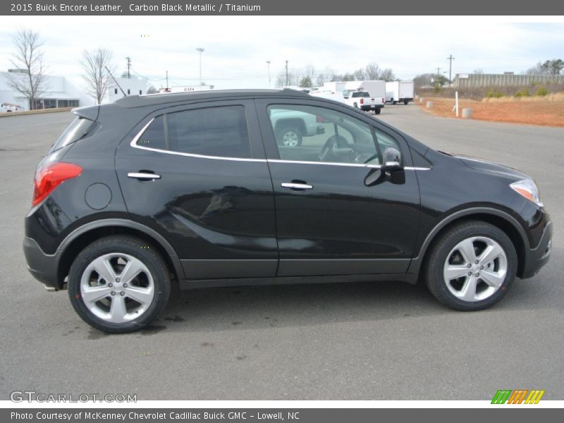 Carbon Black Metallic / Titanium 2015 Buick Encore Leather