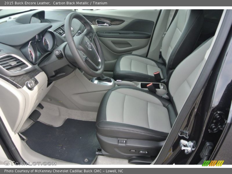 Carbon Black Metallic / Titanium 2015 Buick Encore Leather