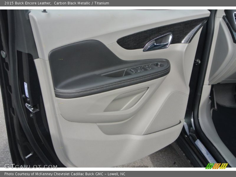 Carbon Black Metallic / Titanium 2015 Buick Encore Leather