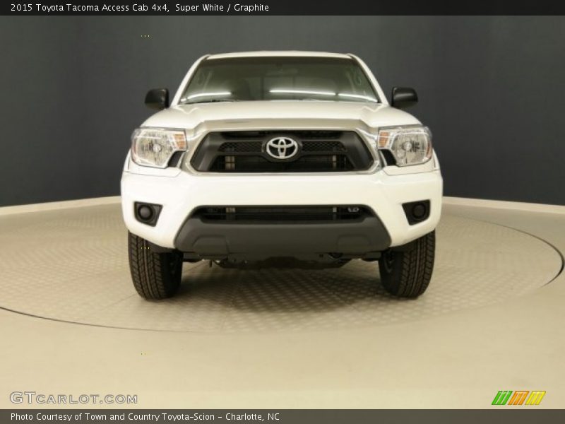 Super White / Graphite 2015 Toyota Tacoma Access Cab 4x4