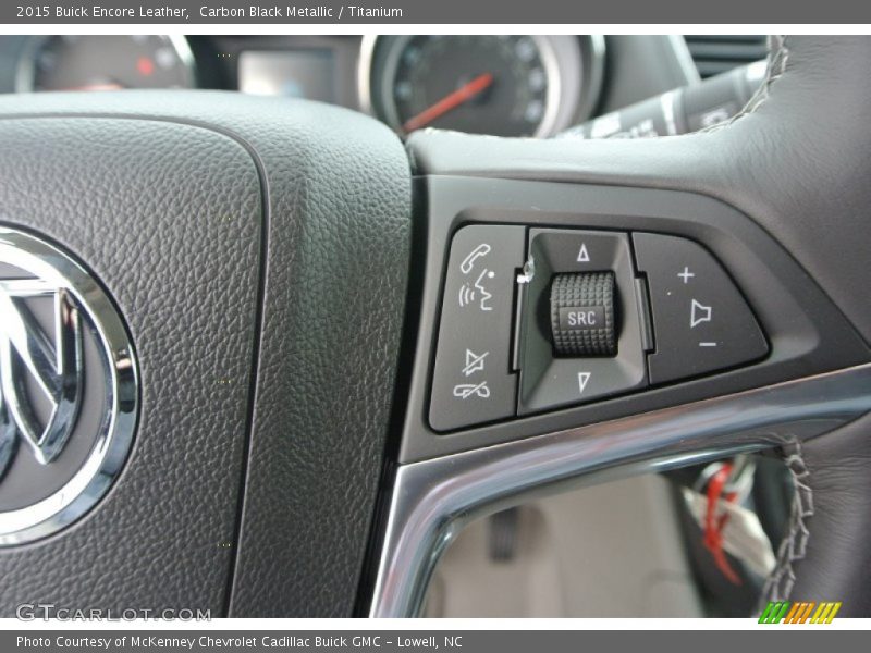 Carbon Black Metallic / Titanium 2015 Buick Encore Leather
