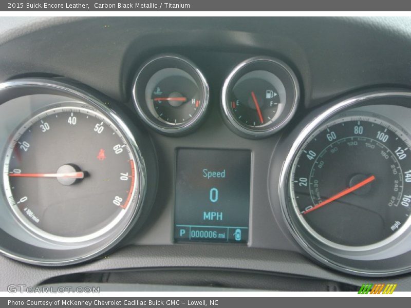 Carbon Black Metallic / Titanium 2015 Buick Encore Leather